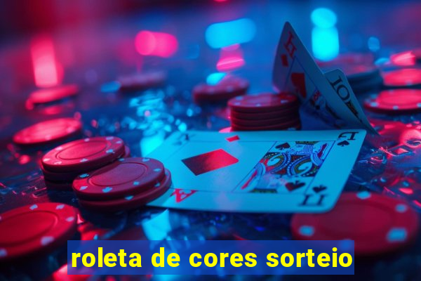 roleta de cores sorteio